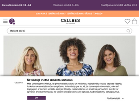 'cellbes.lv' screenshot