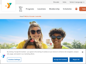 'ymcalouisville.org' screenshot