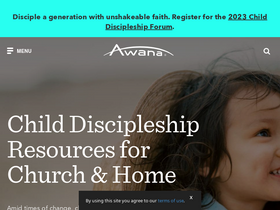'awana.org' screenshot