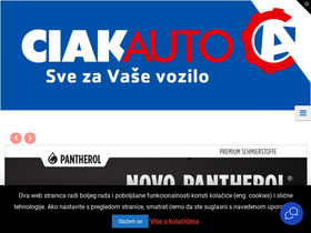 'ciak-auto.hr' screenshot
