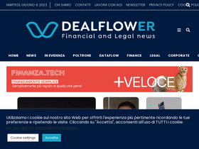 'dealflower.it' screenshot