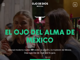 ojodediosmezcal.mx homepage screenshot