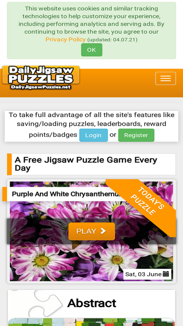 Daily jigsaw puzzles - a new online jigsaw puzzle added daily. Thousands of  free jigsaw puzz…