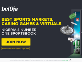 'bet9ja.com' screenshot