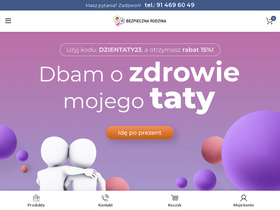 'bezpiecznarodzina.pl' screenshot