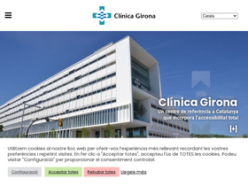 'clinicagirona.cat' screenshot