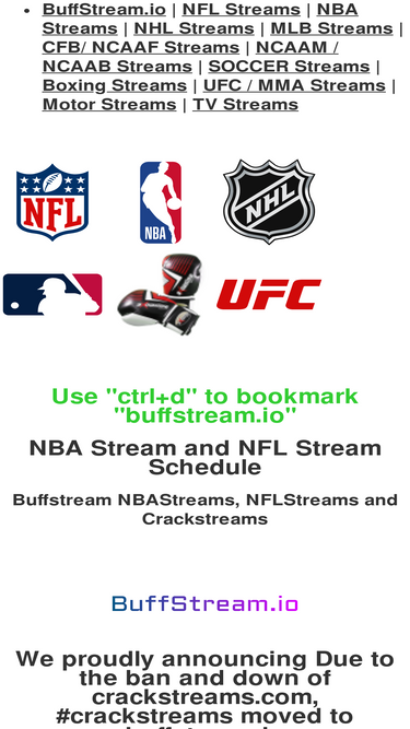 nfl stream buffstream
