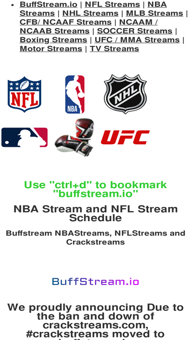 Reddit nfl best sale streams buffstream