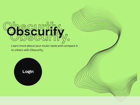 'obscurifymusic.com' screenshot