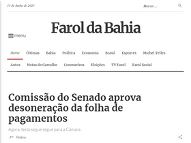 'faroldabahia.com' screenshot