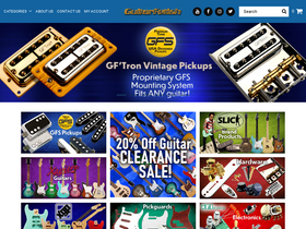 'guitarfetish.com' screenshot