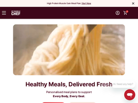 'mymusclechef.com' screenshot