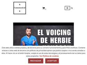 'comamusical.com' screenshot