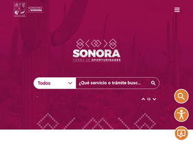 'coves.sonora.gob.mx' screenshot