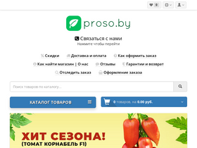'proso.by' screenshot
