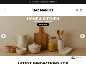 hazmarket.com homepage screenshot