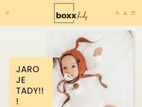 boxxkids.cz homepage screenshot