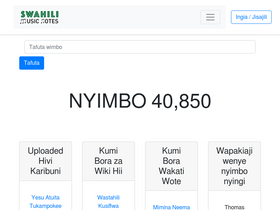 'swahilimusicnotes.com' screenshot
