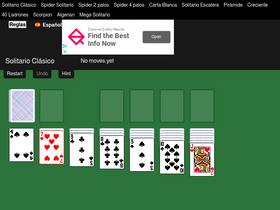'juego-solitario.com' screenshot