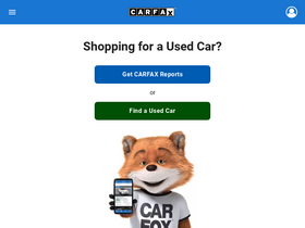 'carfax.com' screenshot