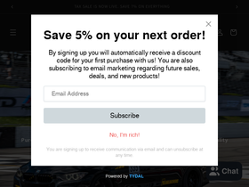 Island Racewerks homepage screenshot