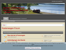 'kastenwagenforum.de' screenshot