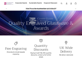 classyglass.co.uk homepage screenshot
