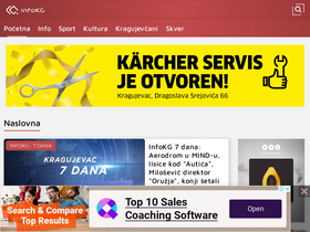 'infokg.rs' screenshot