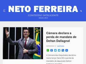 'netoferreira.com.br' screenshot