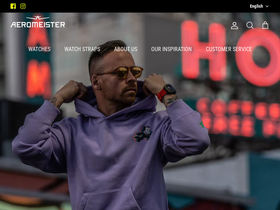 Aeromeister homepage screenshot
