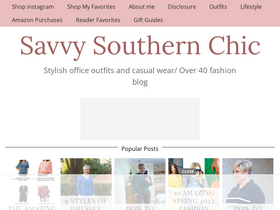 'savvysouthernchic.com' screenshot