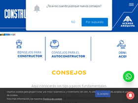 'construyendoseguro.com' screenshot