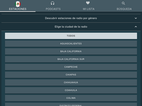 'radio-en-vivo.mx' screenshot