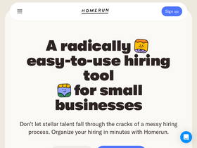 'homerun.co' screenshot