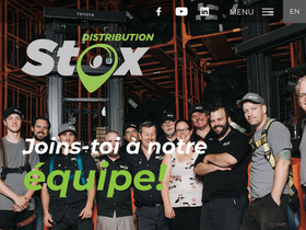 'distributionstox.ca' screenshot