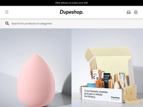 'dupeshopbeauty.com' screenshot