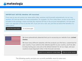 'meteologix.com' screenshot