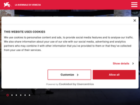 'labiennale.org' screenshot