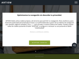 'artiemhotels.com' screenshot