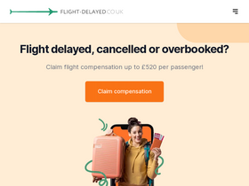 'flight-delayed.co.uk' screenshot