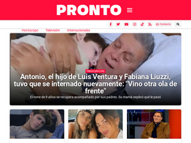 'pronto.com.ar' screenshot