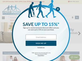 'rehab-store.com' screenshot