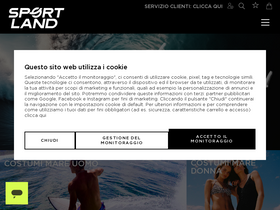 'sportlandweb.it' screenshot