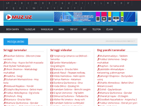 'muz.uz' screenshot