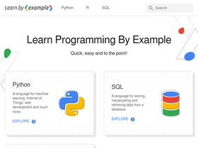 'learnbyexample.org' screenshot