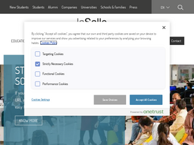 'salleurl.edu' screenshot