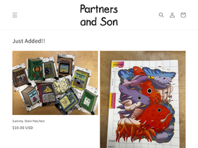 partnersandson.com homepage screenshot