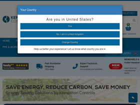 'kempstoncontrols.co.uk' screenshot