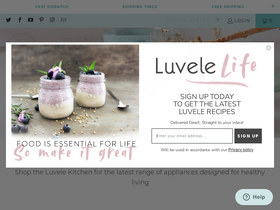 'luvele.com' screenshot