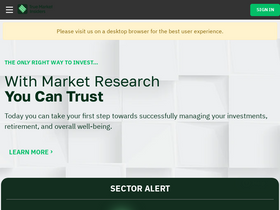 'truemarketinsiders.com' screenshot